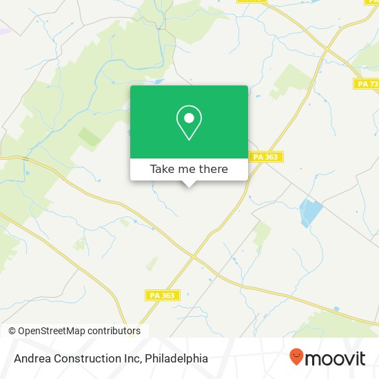 Andrea Construction Inc map