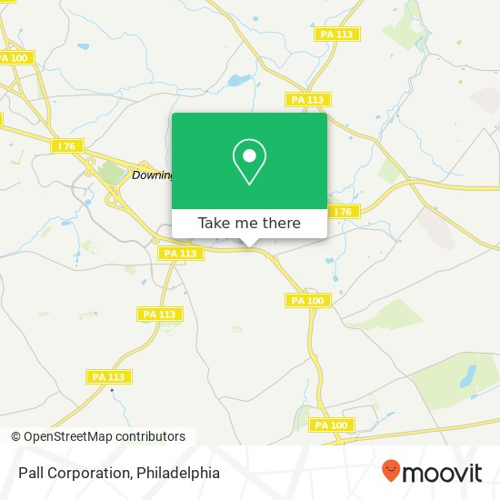 Mapa de Pall Corporation