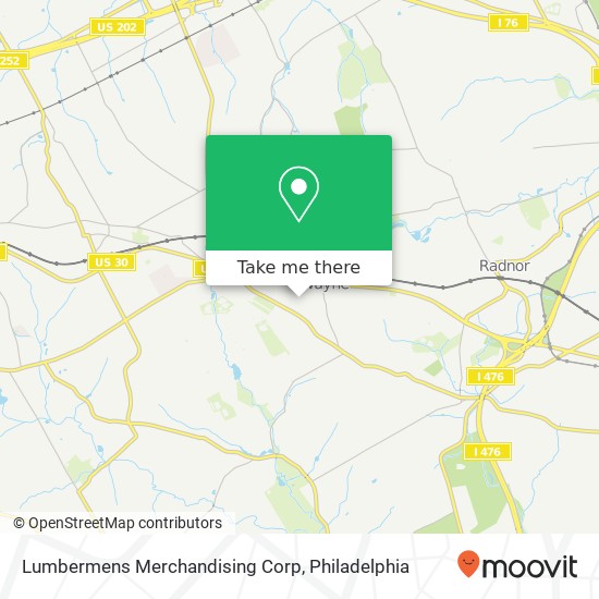 Lumbermens Merchandising Corp map