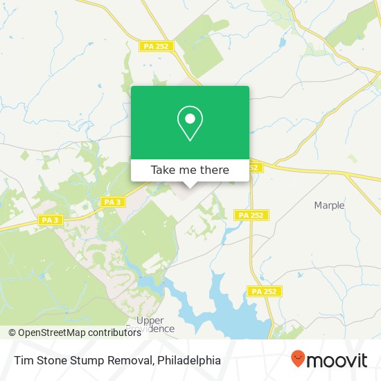 Tim Stone Stump Removal map