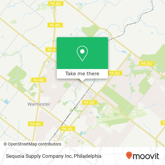 Mapa de Sequoia Supply Company Inc