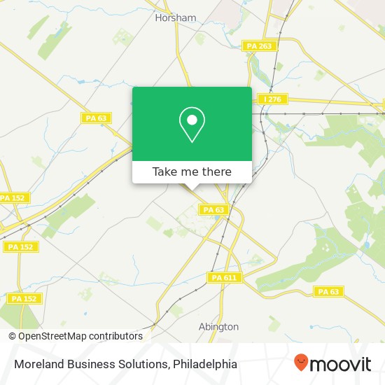 Moreland Business Solutions map