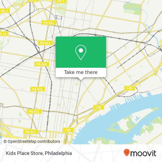 Mapa de Kids Place Store