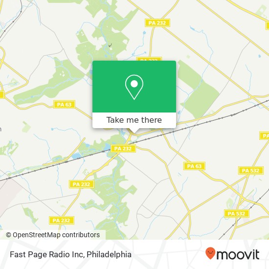 Mapa de Fast Page Radio Inc