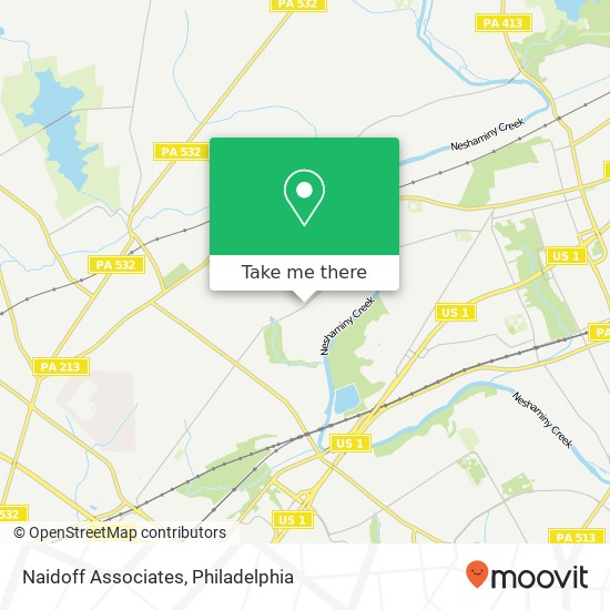 Naidoff Associates map