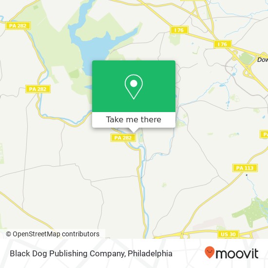 Black Dog Publishing Company map