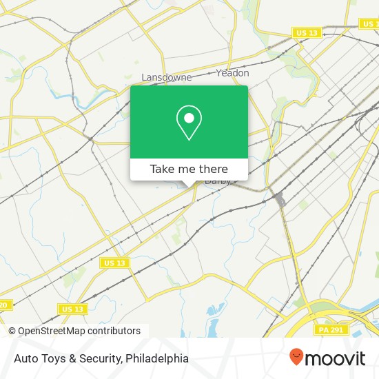 Auto Toys & Security map