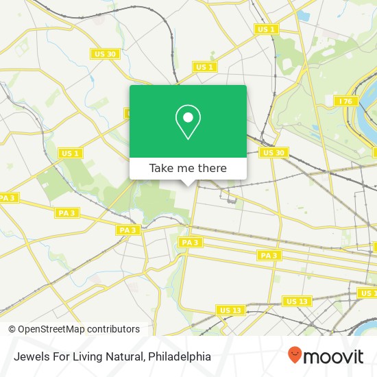 Mapa de Jewels For Living Natural