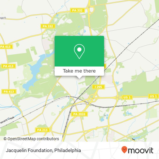 Jacquelin Foundation map