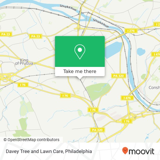 Davey Tree and Lawn Care map