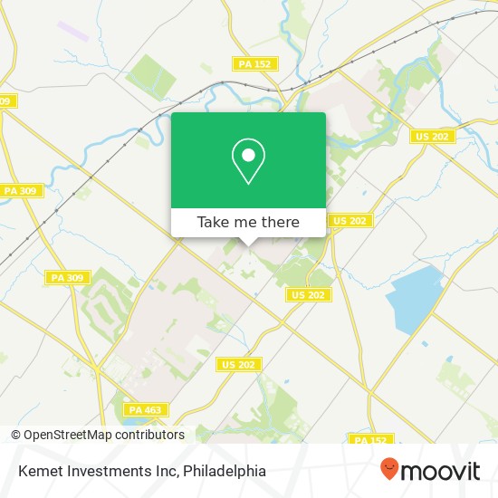 Mapa de Kemet Investments Inc