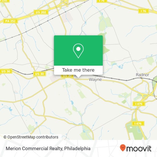 Merion Commercial Realty map