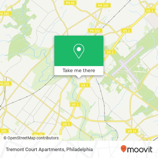 Mapa de Tremont Court Apartments