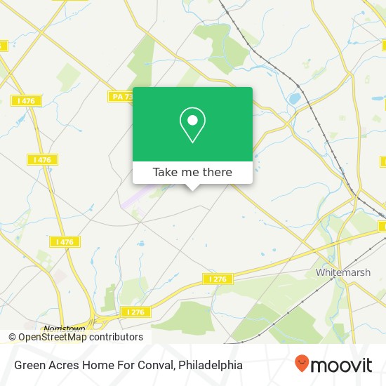 Green Acres Home For Conval map
