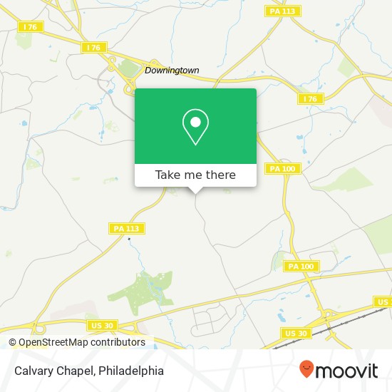 Mapa de Calvary Chapel