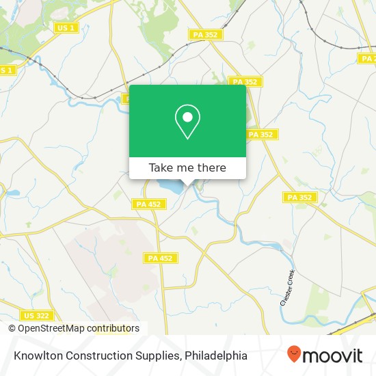 Mapa de Knowlton Construction Supplies