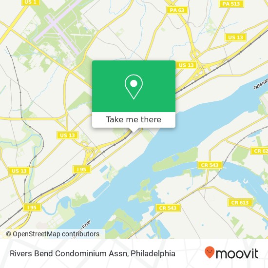 Rivers Bend Condominium Assn map