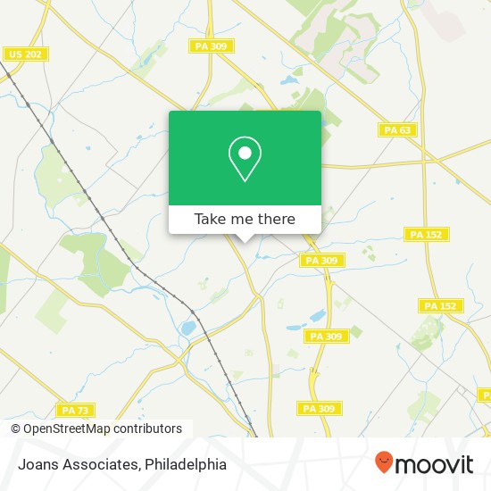 Joans Associates map