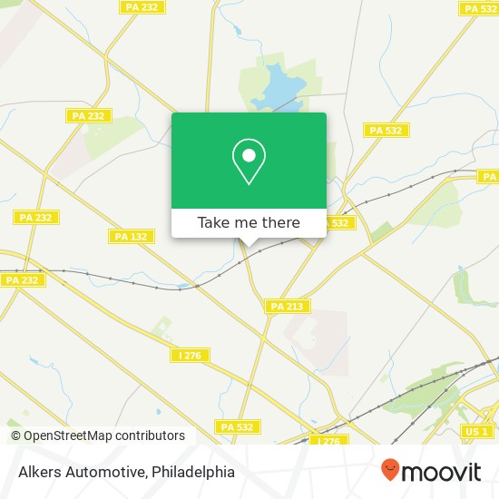 Mapa de Alkers Automotive