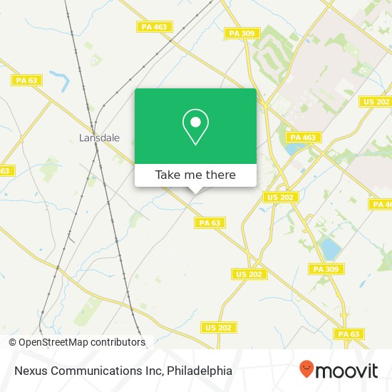 Nexus Communications Inc map