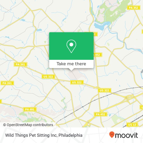 Wild Things Pet Sitting Inc map