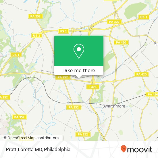 Pratt Loretta MD map
