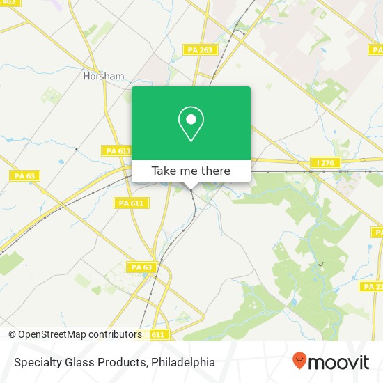 Mapa de Specialty Glass Products