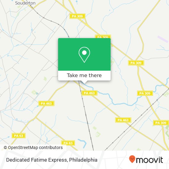 Dedicated Fatime Express map