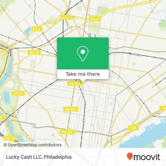 Lucky Cash LLC map