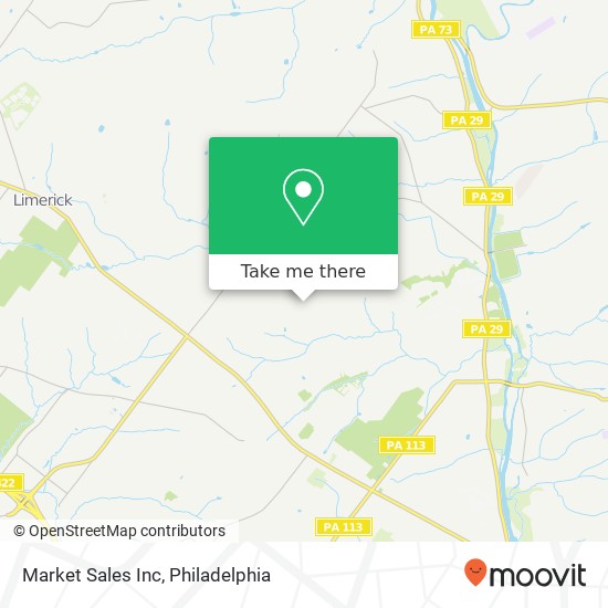 Market Sales Inc map