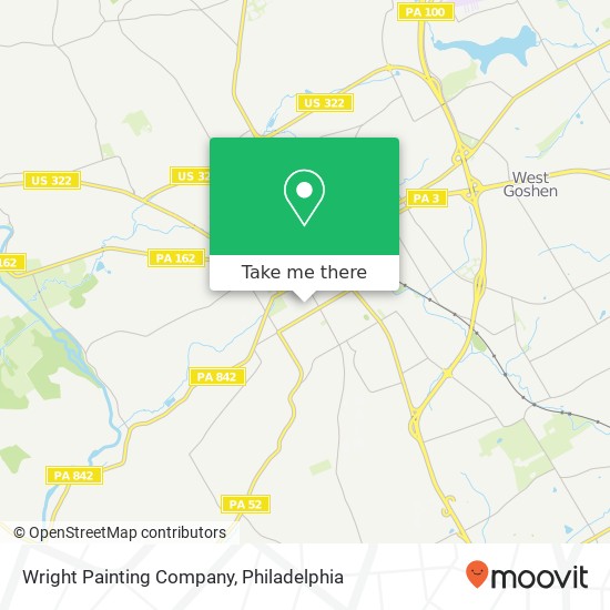 Mapa de Wright Painting Company