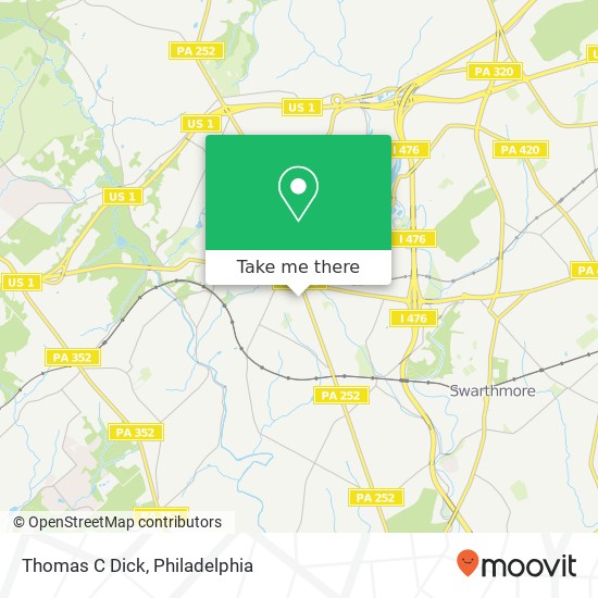 Mapa de Thomas C Dick