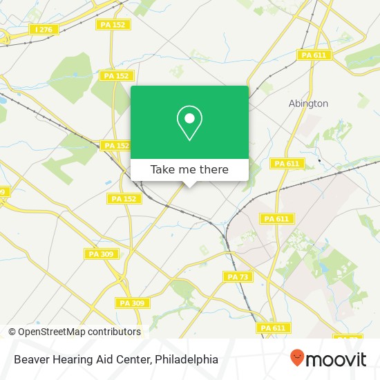 Mapa de Beaver Hearing Aid Center