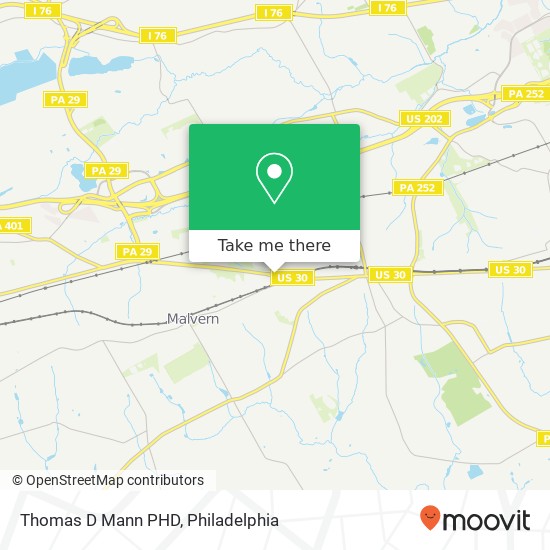 Thomas D Mann PHD map