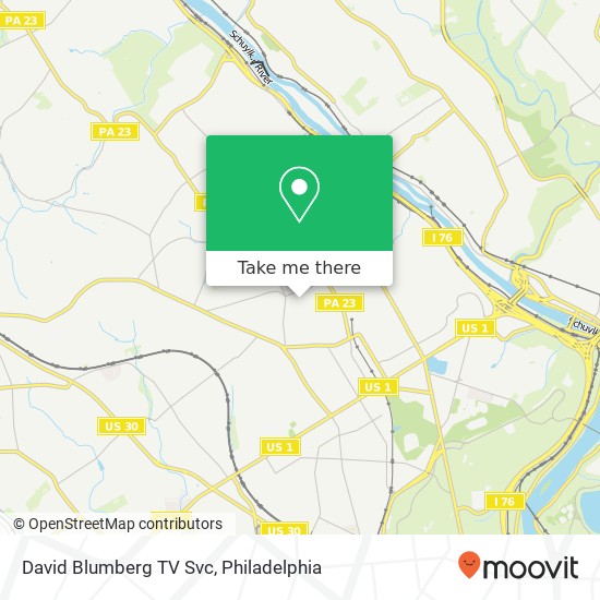 David Blumberg TV Svc map