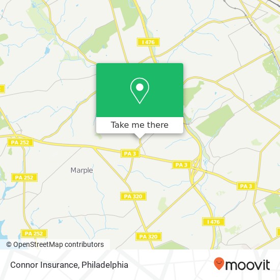 Connor Insurance map
