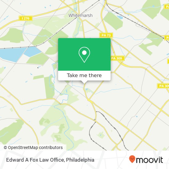 Mapa de Edward A Fox Law Office