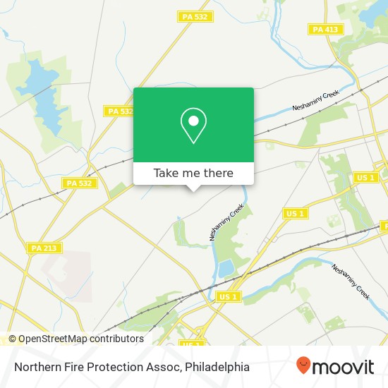 Mapa de Northern Fire Protection Assoc