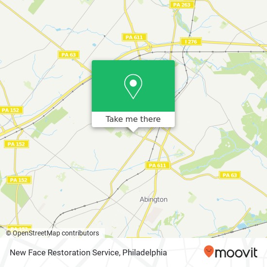 New Face Restoration Service map