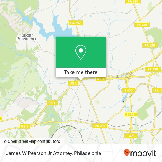 Mapa de James W Pearson Jr Attorney