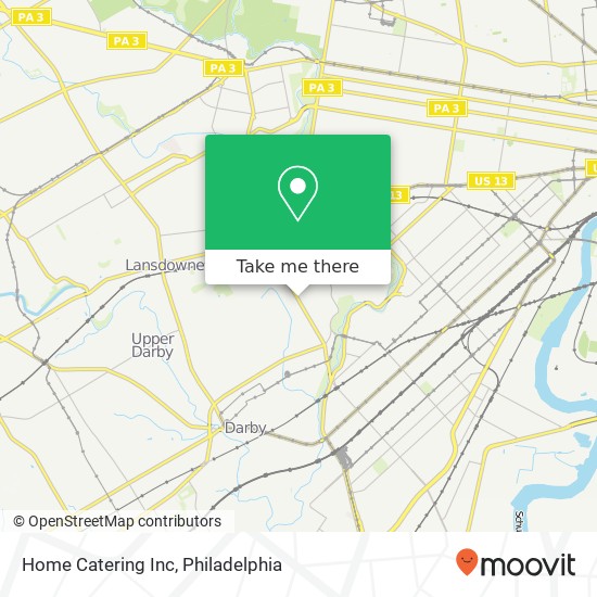 Home Catering Inc map