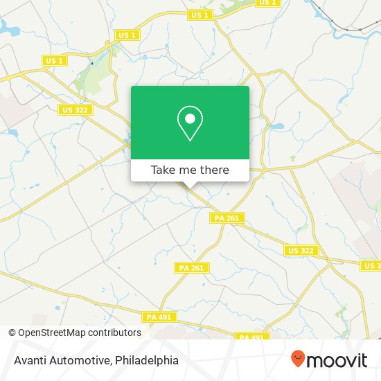 Mapa de Avanti Automotive