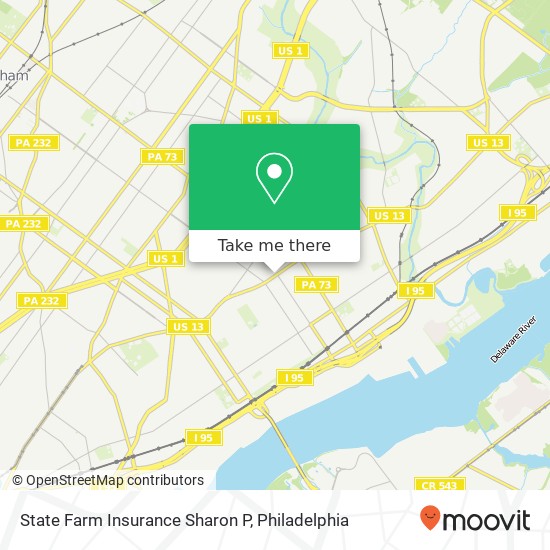 State Farm Insurance Sharon P map
