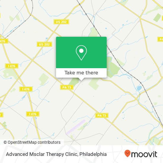 Advanced Msclar Therapy Clinic map