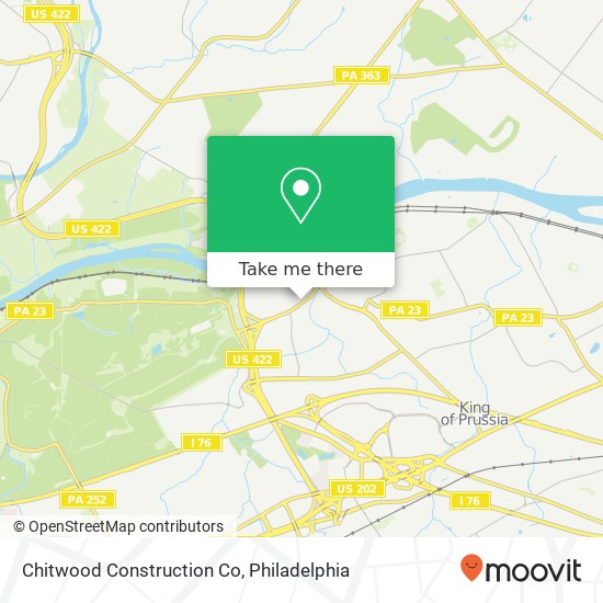 Mapa de Chitwood Construction Co
