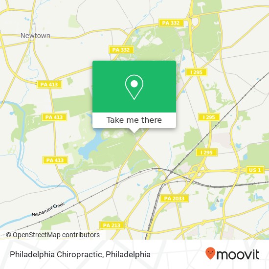 Mapa de Philadelphia Chiropractic