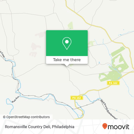 Romansville Country Deli map