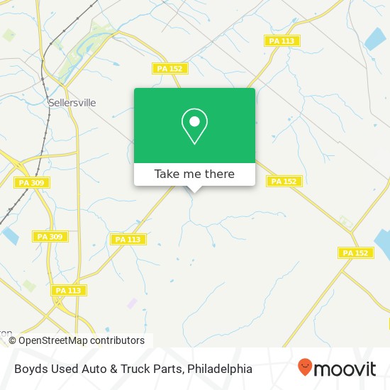 Mapa de Boyds Used Auto & Truck Parts