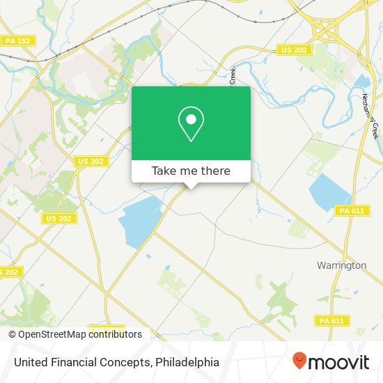United Financial Concepts map