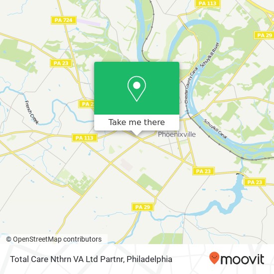 Total Care Nthrn VA Ltd Partnr map